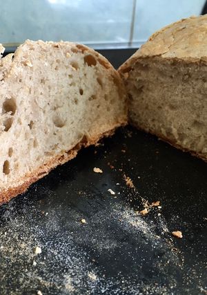 Una foto de Pan con masa madre