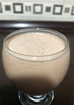 عکسی از دستور شیک موز بستنی