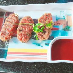 A picture of Soya veg kabab.