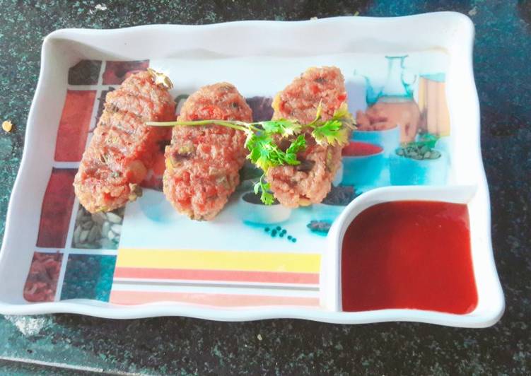 Recipe of Perfect Soya veg kabab