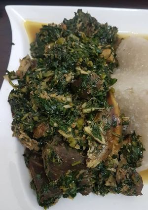 A picture of Vegetable soup.