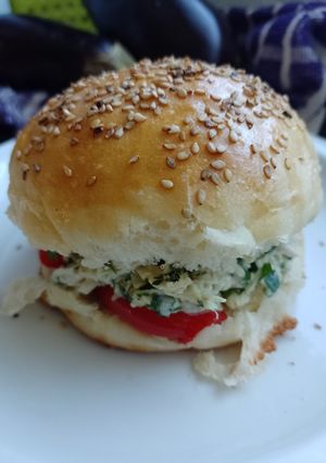 Una foto de Pancitos de pollo desmenuzado