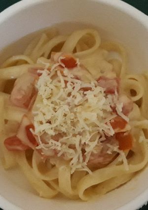 Foto resep Fettucini Cream Cheese (MPASI 1y+)