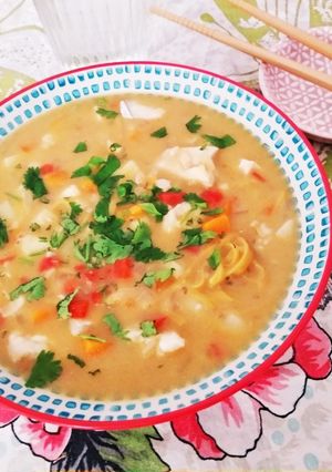 Foto principal de Sopa Thai de pescado