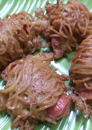 Foto resep Mie gulung isi sosis