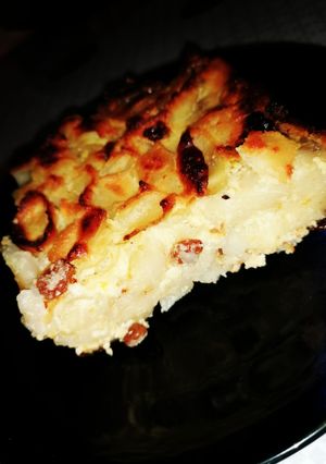O poză a rețetei Budincă de macaroane.