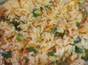 A picture of fried rice with cloves