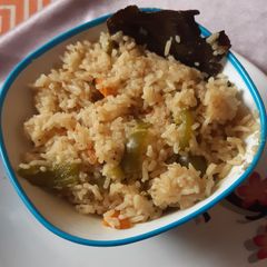 Vegetable pulao A picture of Vegetable pulao.