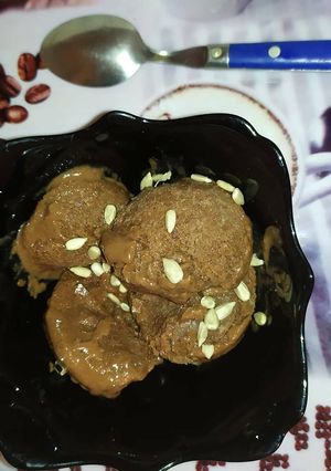 Une photo de Glace chocolat healthy