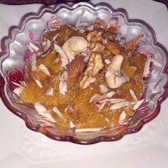 A picture of Kaddu ka halwa.