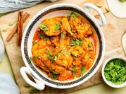 A picture of chicken curry