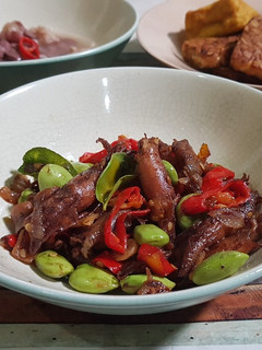 Foto resep Tumis Cumi Asin Pete