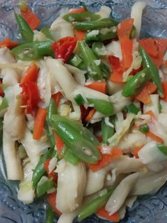 Foto resep 141) Tumis Jamur Tiram Buncis