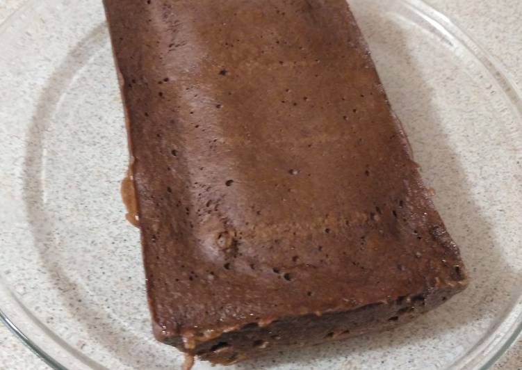 Bizcocho de chocolate keto/light en microondas
