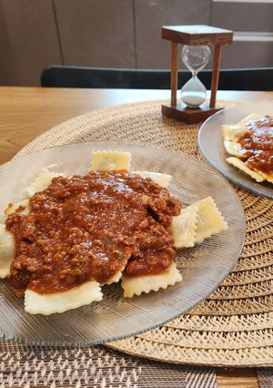 Una foto de Salsa Bolognesa con carne picada en casa