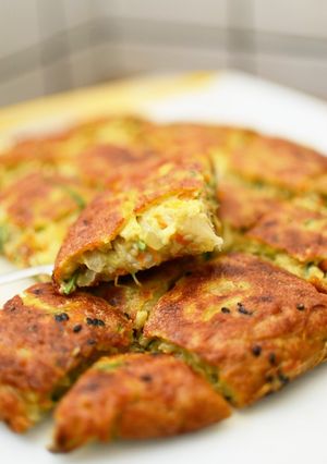 蔬菜燕麥煎餅 的食譜成品照片