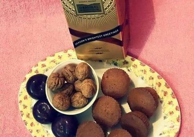 Christmas Wine Plum Cake/Muffins Recipe