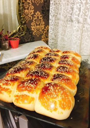عکسی از دستور نان شیرمال (با ماست)