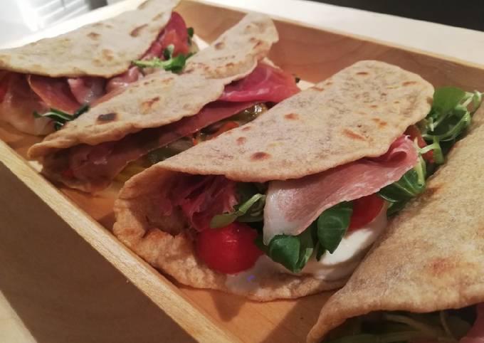 La piadina homemade