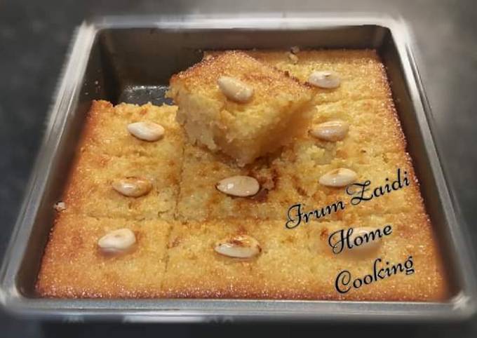 Recipe of Ultimate 🎂🍰Basbousa 🍰🎂 (Semolina Cake)