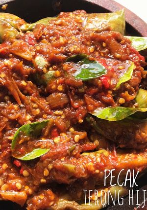 Foto resep PECAK TERONG HIJAU (ala anak kost)