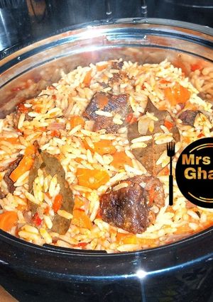 A picture of Carrots rice.