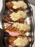 Ham and Béchamel Croissants