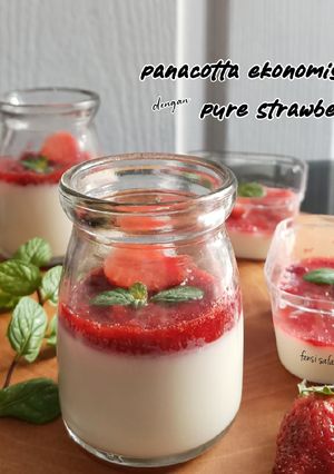 Foto resep Panacotta dg Pure Strawberry 🍓