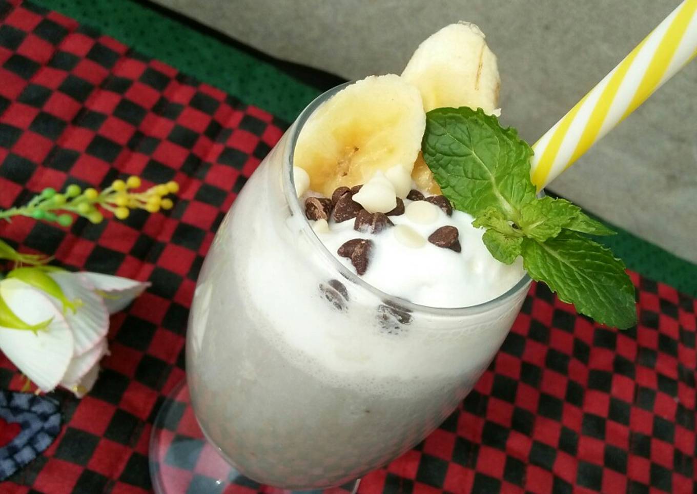 Banana ice cream Shake🍌🍦🍸