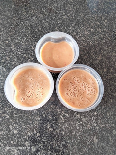 Una foto de Crema vegana para frutas o postres