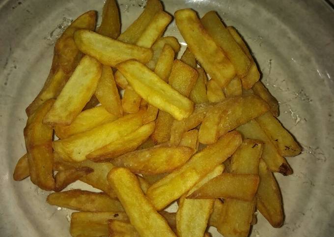 Bagaimana Membuat Kentang goreng Krispi diluar, Lumer didalam Anti Gagal