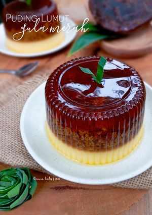 Foto resep Puding Lumut Gula Merah Lapis Mentega