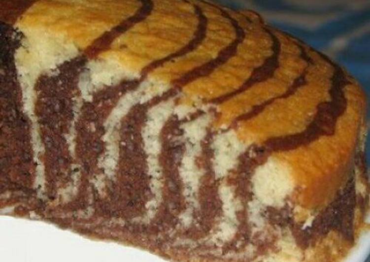 Bizcocho de limón y chocolate esponjoso