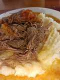 Carne a olla a presión