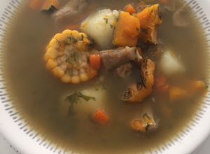 Una foto de Sopa de mondongo