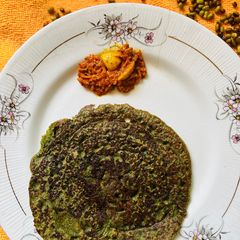 A picture of Moong beans Chilla.
