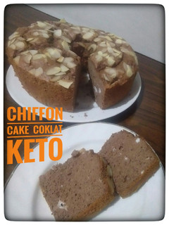Foto resep Chiffon Cake Coklat keto