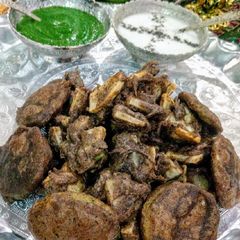 A picture of Buckwheat fritters.