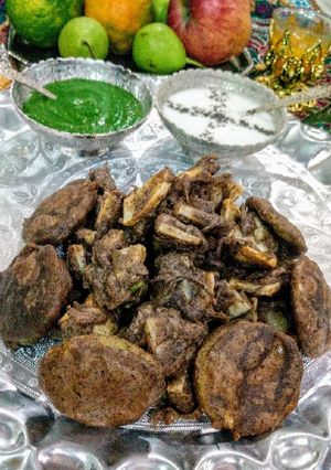 A picture of Buckwheat fritters.