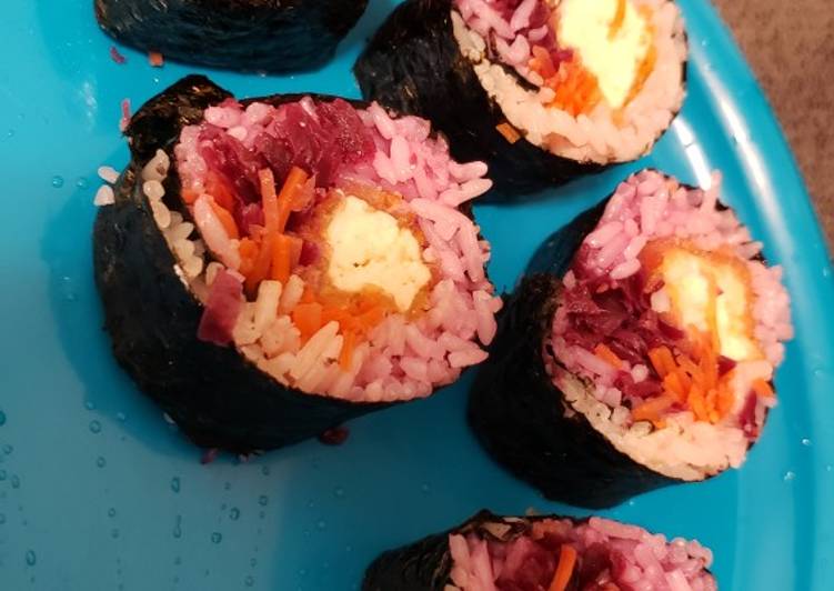 Recipe of Ultimate Vegan Crispy Tofu Sushi Rolls