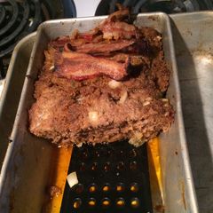 A picture of Bacon and Honey BBQ Meatloaf.