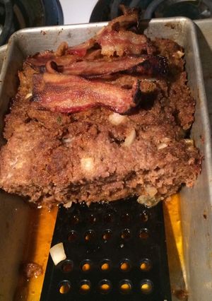 A picture of Bacon and Honey BBQ Meatloaf.