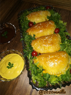 عکسی از دستور پیراشکی گوشت