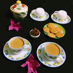 Date Palm Jaggery Tea A picture of Date Palm Jaggery Tea.