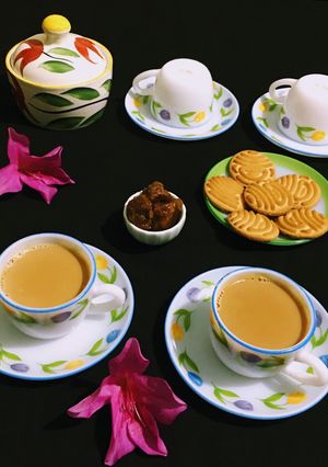 A picture of Date Palm Jaggery Tea.