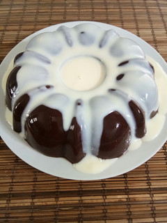 Foto resep Puding Brownies simple