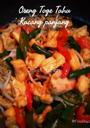 Foto resep Oseng Toge Tahu Kacang Panjang, masak cepat, -bekal ke kantor #2