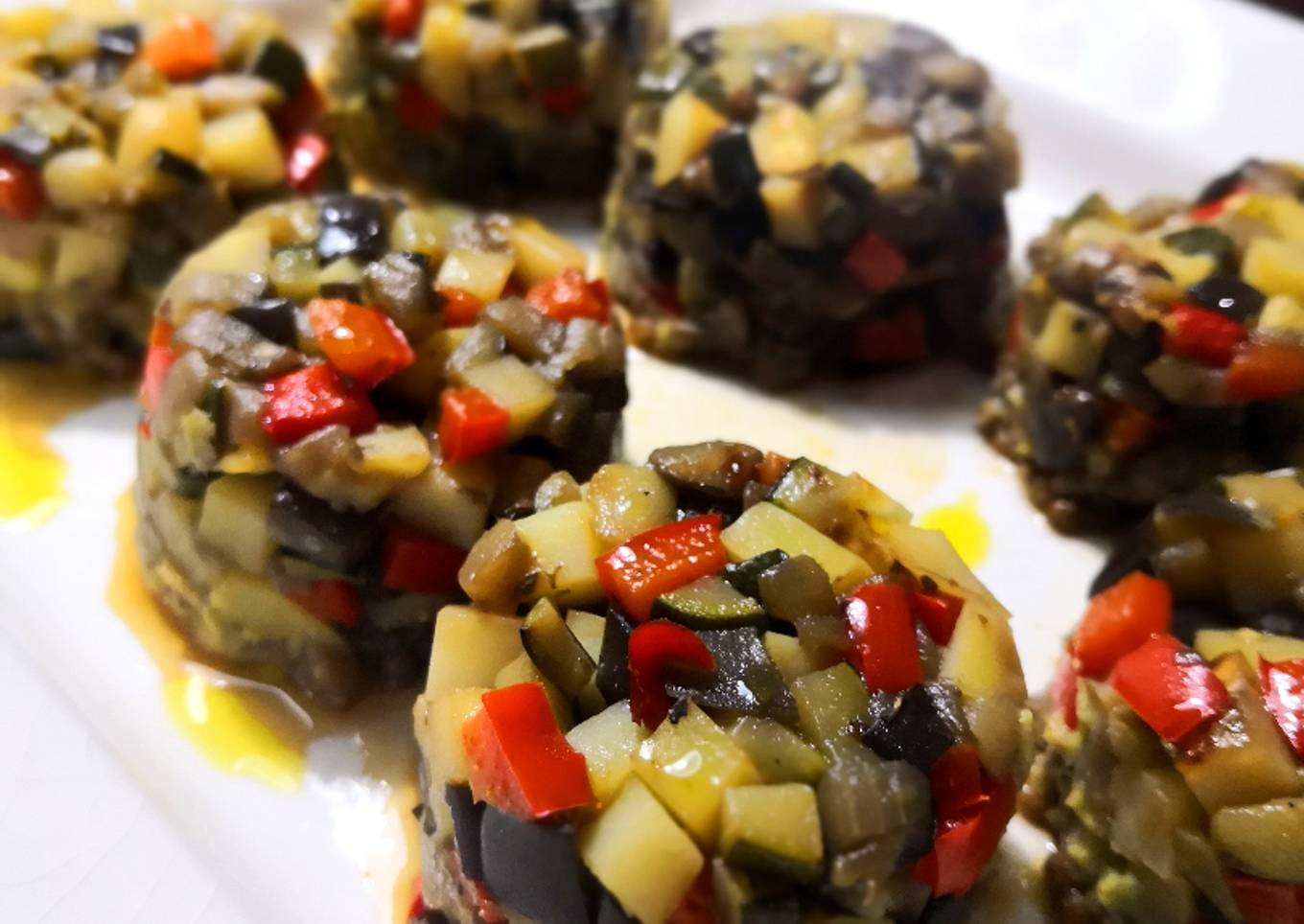 Tartar vegano de verduras