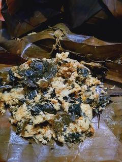 Foto resep Botok Daun Pepaya Tahu (Kelapa Parut)