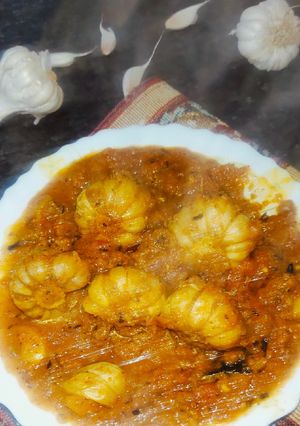साबुत लहसुन की सब्जी (sabut lehsun ki sabzi recipe in Hindi) रेसिपी मुख्य फोटो